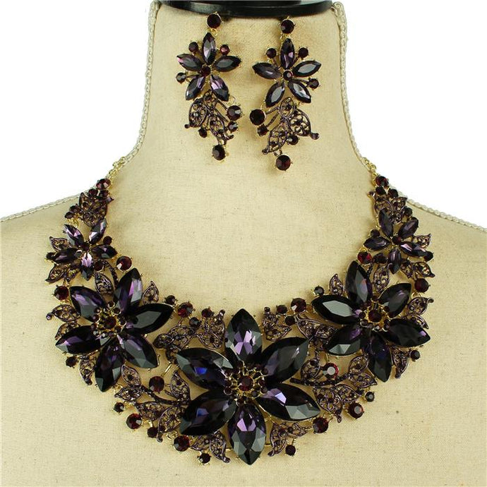 Crystal Flower Purple