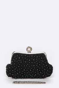 Evening Pearl Clutch