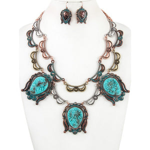 Turquoise Shell Necklace